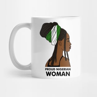 Proud Nigerian Woman, Nigeria Flag African Mug